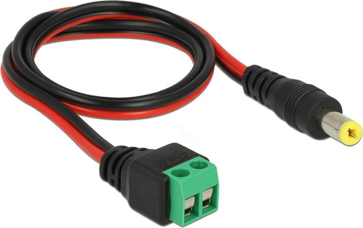 Actual product image Delock DC connector to 2 pin terminal block (Power cables)