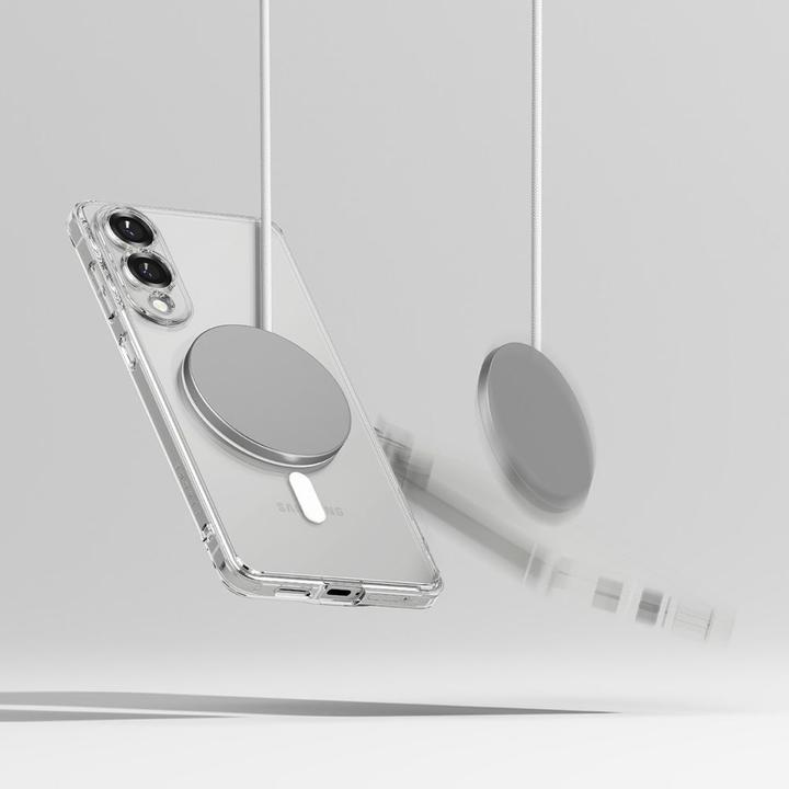 Produktbild Ringke Fusion Magnetic MagSafe Case für Samsung Galaxy S25 Edge - Transparent (Samsung Galaxy S25 Edge)