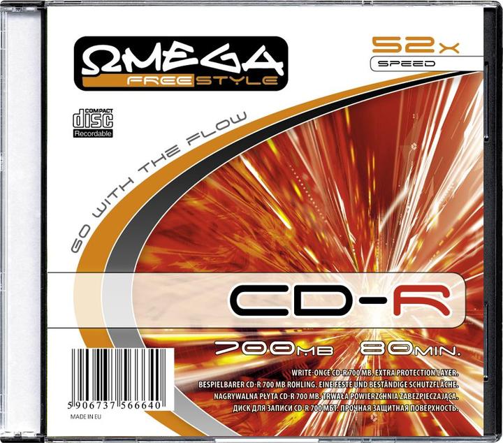 Actual product image Omega CD-R (x10 pack) (10 x)