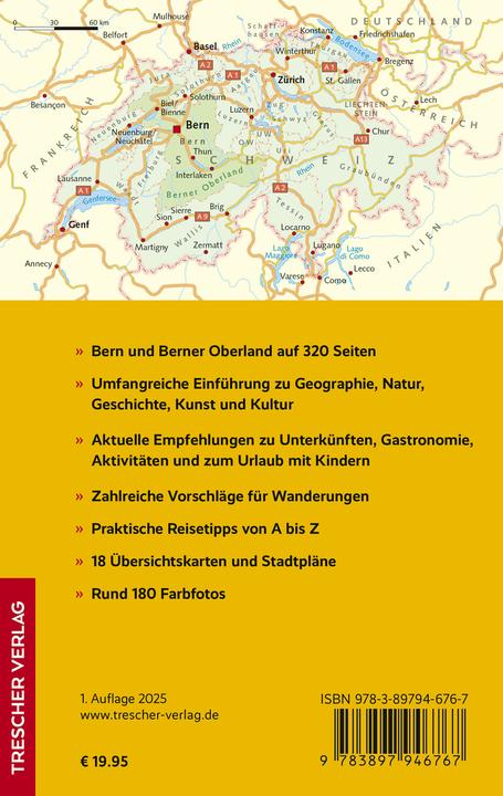 Produktbild Reiseführer Bern und Berner Oberland (Deutsch, Natascha Thoma, Isa Ducke, 2025)