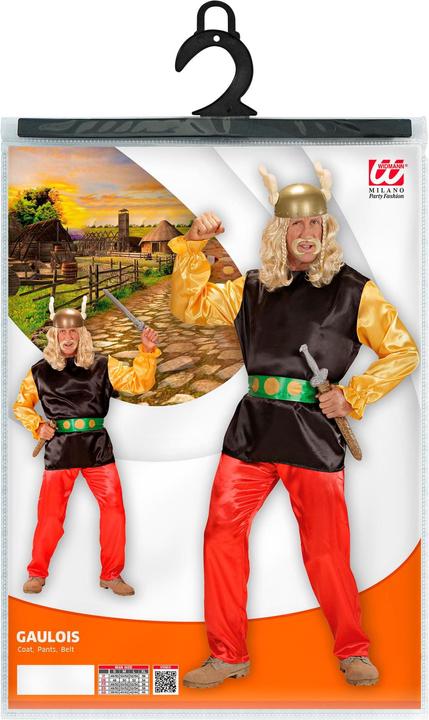 Produktbild Widmann Asterix der Gallier Kostüm Erwachsene mit Oberteil, Hose, Gürtel (S)