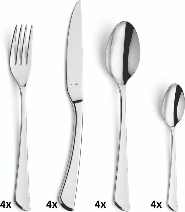 Image du produit Amefa JUNO Besteckset 16-teilig (16 pièce(s), Set de couverts)