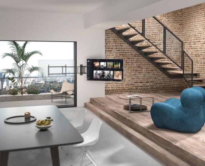 Image du produit equip Support pivotant motorisé pour TV (Mur, 75", 50 kg)