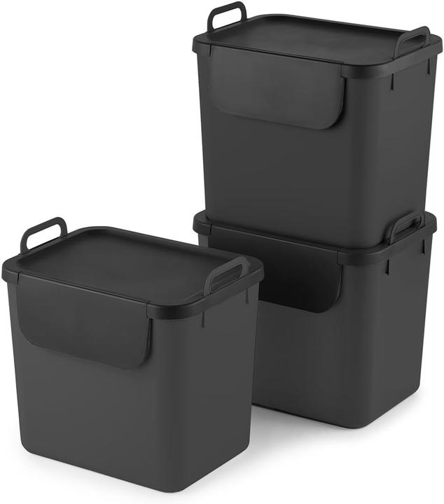 Actual product image Rotho 3-teiliges Mülltrennsystem (90 l)