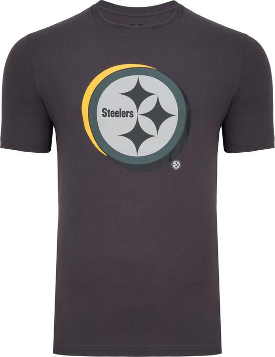 New Era Shirt - NFL DRAFT Pittsburgh Steelers graphite - L (L)