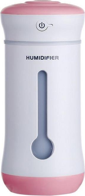 Produktbild JTI Luftbefeuchter mit Ventilator und Licht - Pink