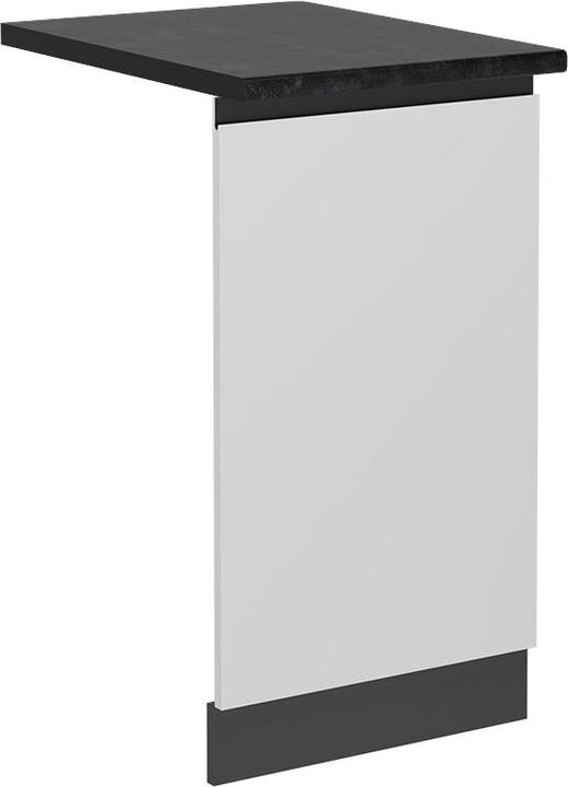 Produktbild Vichy Geschirrspülblende R-Line, Weiss/Anthrazit, 45 cm, AP Anthrazit