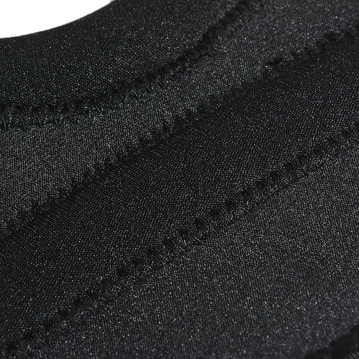 Actual product image Rockbros LF1106L sports protector for patella and knee joint, size L - black (2 pcs.) (L, Knee pad)