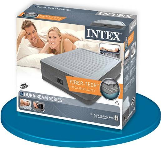 Actual product image Intex Dura-Beam Deluxe Queen Comfort-Plush (150 x 200 cm)