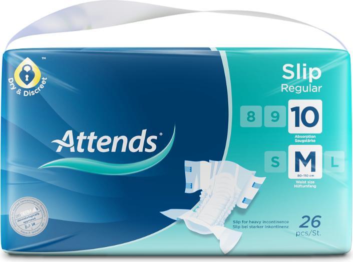 Immagine prodotto Attends Slip 10 Regular (26 x, M)