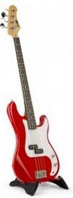 Actual product image Max Electric Bass GigKit Red (Electric bass, Maple, Linden)