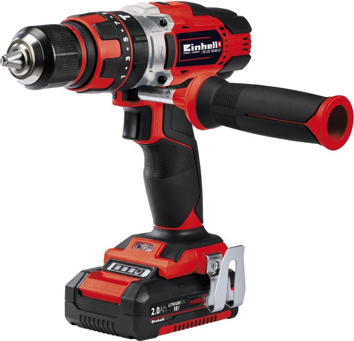 Actual product image Einhell Cordless impact drill TE-CD 18/48 Li Kit (Rechargeable battery operated)