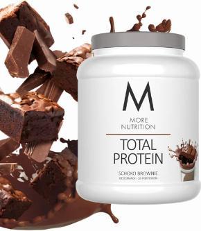 Actual product image More Nutrition Total Protein (600G can) (Chocolate brownie, 1 pcs., 600 g)