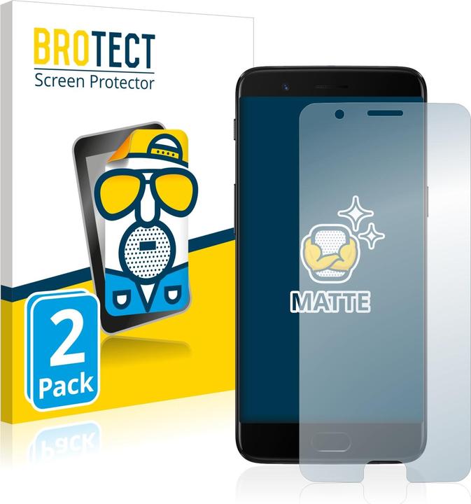 Image du produit BROTECT Film de protection antireflet Protection d'écran mat (2 pièce(s), OnePlus 5)