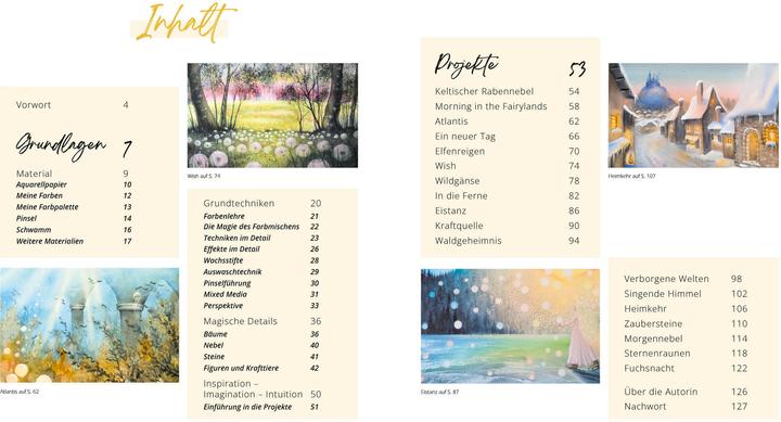 Produktbild Magische Landschaften in Aquarell malen (Deutsch, Kerstin Schmolmüller, 2024)
