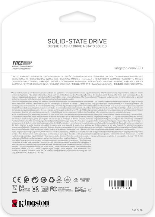 Actual product image Kingston KC3000 (4096 GB, M.2 2280)