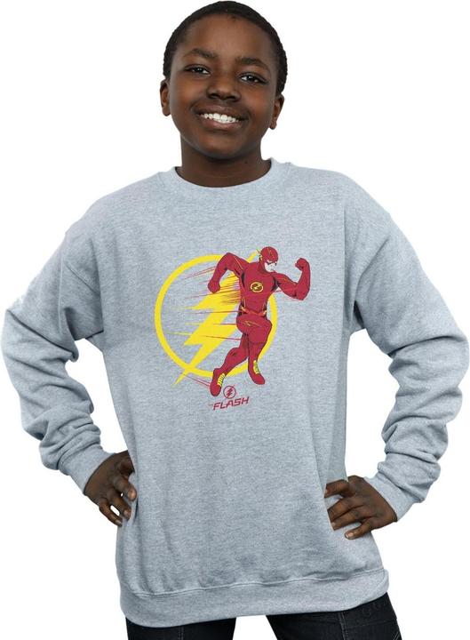 Produktbild The Flash Running Emblem Sweatshirt Jungen (140, 146)
