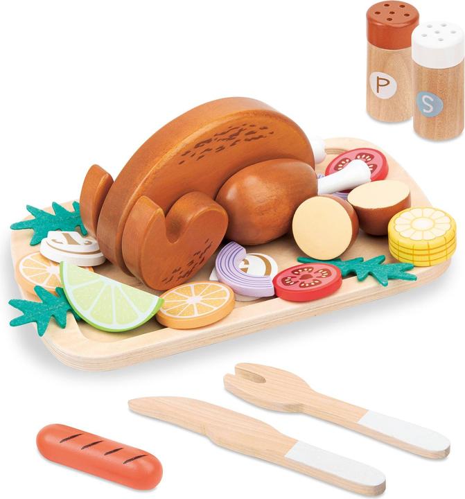 Small Wood - Roast Chicken Set (L40285)