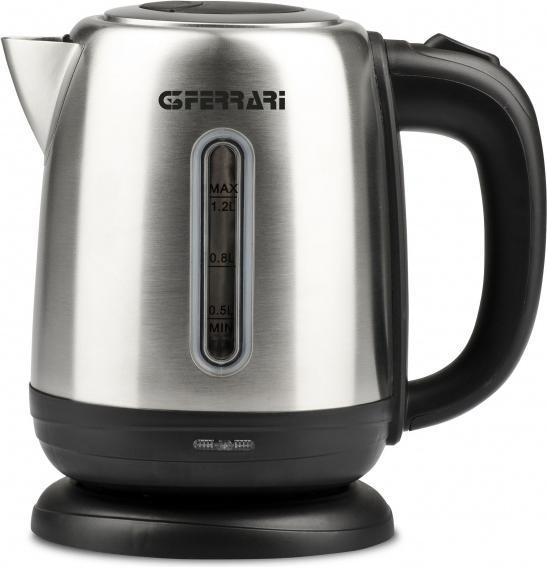 Produktbild G3 Ferrari Idra elektrischer Wasserkocher 1,2 L Schwarz, Edelstahl 1630 W (1.20 l)