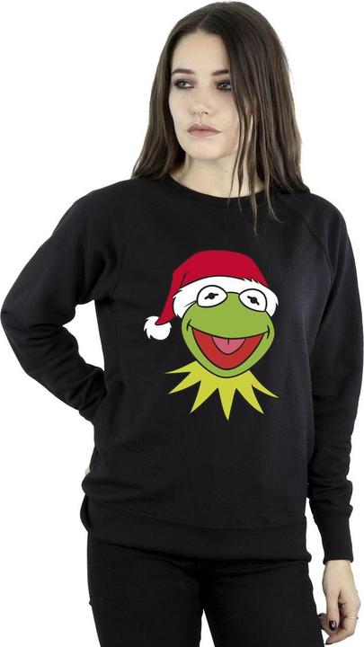 Immagine prodotto Disney Muppets Kermit Christmas Head Felpa Donna (L)