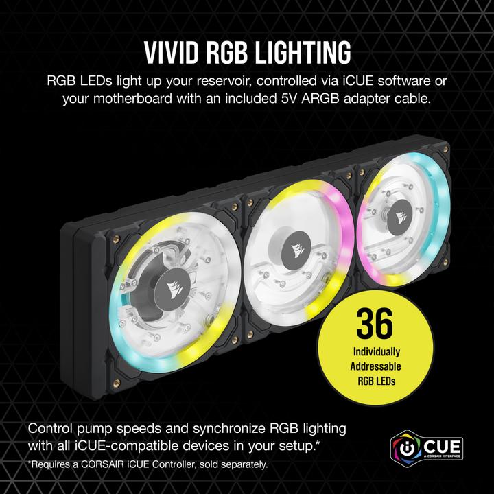 Image du produit Corsair Combo pompe/réservoir Hydro X Series XD7 RGB