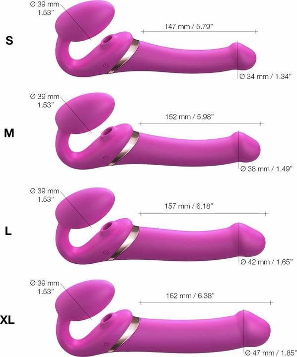 Actual product image Strap-on-me Multi Orgasm (M)