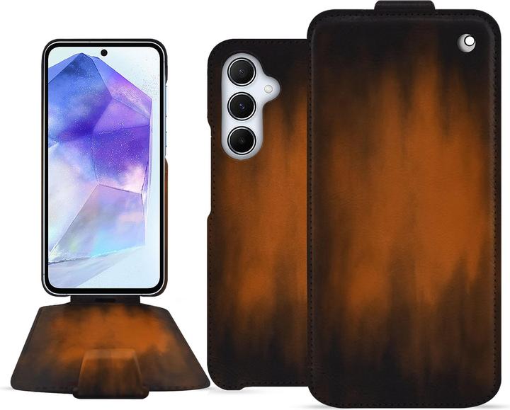 Actual product image Noreve Vertical leather shell (Samsung Galaxy A55)