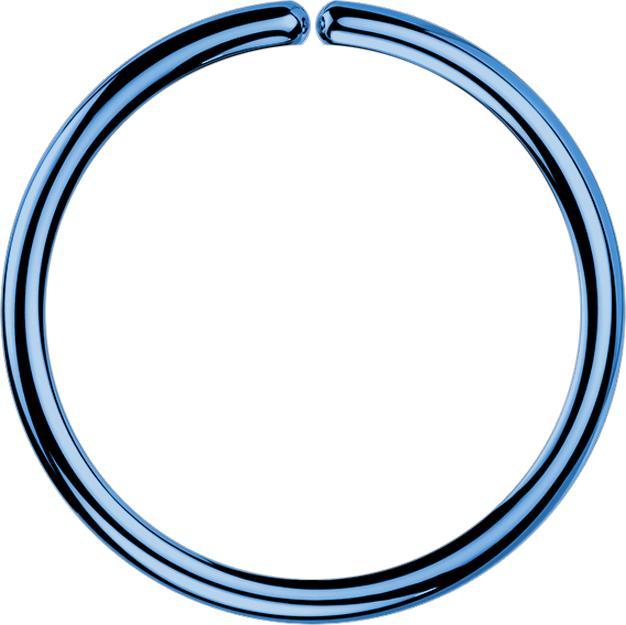 Produktbild Star Piercing Micro Piercing Ring dunkelblau (ohne Messing, Chirurgenstahl 316L)