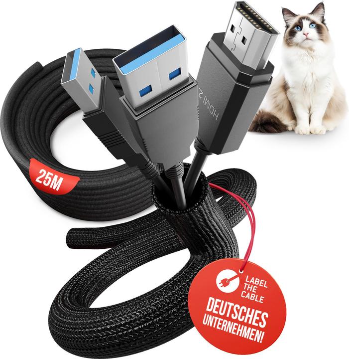 Actual product image Label-the-cable PRO 5111, LTC PRO CABLE TUBE 10mm cable conduit self-closing, 25m (Cable conduit, 2500 cm)