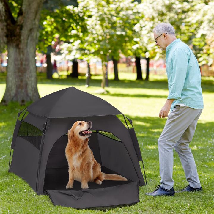 Actual product image PawHut Pet tent with sun canopy (Dog tent)