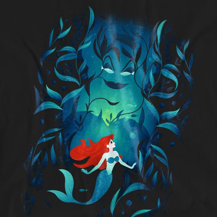 Immagine prodotto The Little Mermaid Maglietta Ursula e Ariel Adulto Unisex (M)