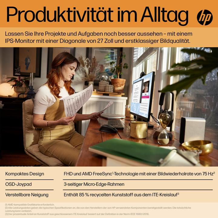Image du produit HP V27i G5 (1920 x 1080 pixels, 27")