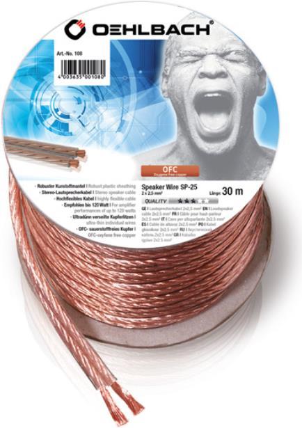Actual product image Oehlbach Speaker Wire Sp25 (30 m, 2.50 mm²)