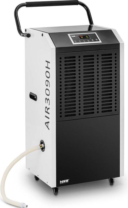 Actual product image MSW Dehumidifier - 138 l / 24 h - 70 - 100 m² - 1129 m³/h - with handle (100 m², 138 l/24h)