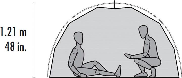 Actual product image Msr Elixir (Dome tent, 3.60 kg, 4 persons)