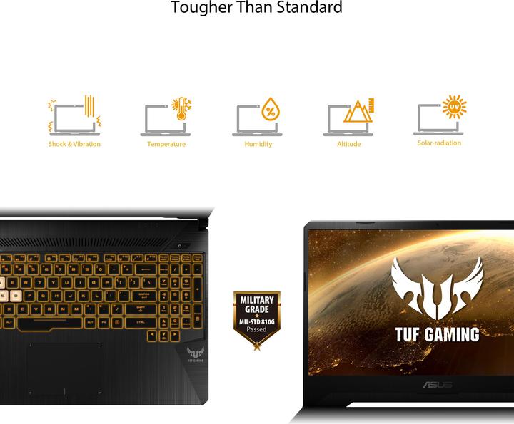 Image du produit ASUS TUF Gaming FX505DU-AL137T (15.60", AMD Ryzen 7 3750H, 16 Go, 512 Go, CH)