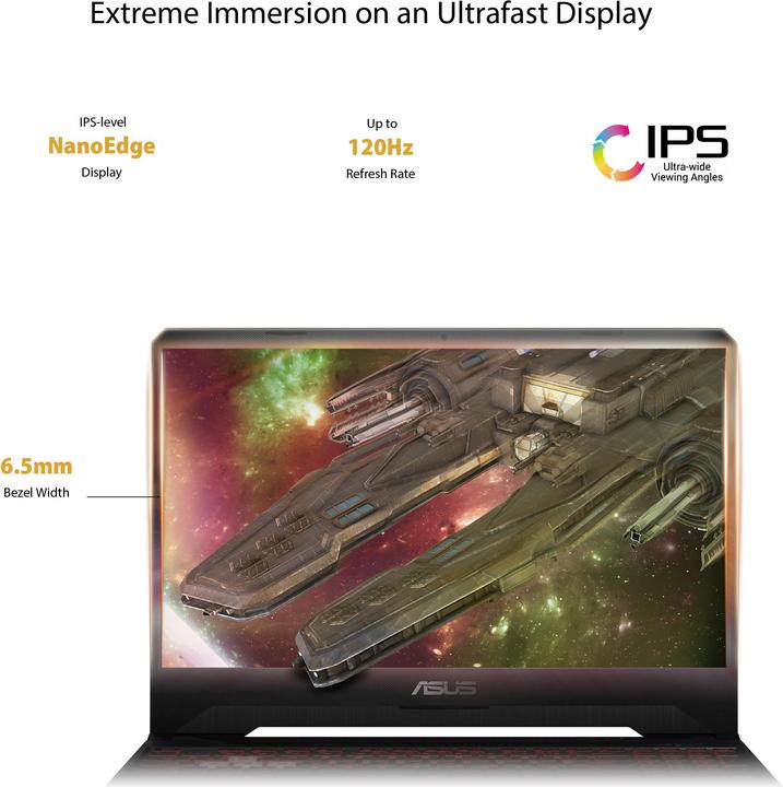 Image du produit ASUS TUF Gaming FX505DU-AL137T (15.60", AMD Ryzen 7 3750H, 16 Go, 512 Go, CH)