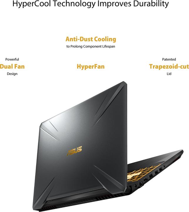 Image du produit ASUS TUF Gaming FX505DU-AL137T (15.60", AMD Ryzen 7 3750H, 16 Go, 512 Go, CH)