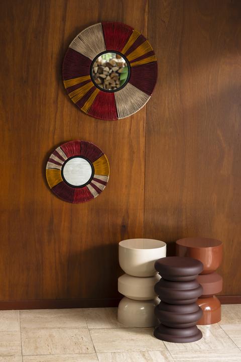 Actual product image Dutchbone Artemis Stool Brown