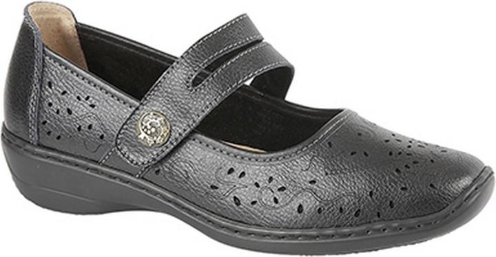 Boulevard Sommer Lederschuhe Mit Lochmuster (38)