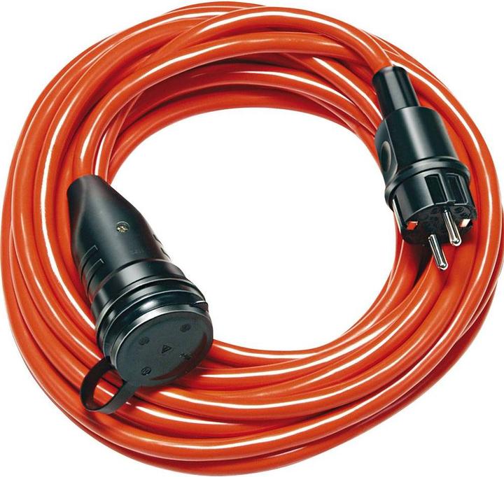 Brennenstuhl BREMAXX extension cable IP44 20m orange AT-N07V3V3-F 3G1.5 (20 m, CEE 7/3)