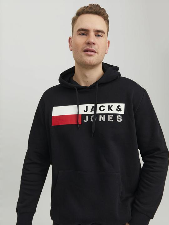 Produktbild Jack & Jones Basic Logo Plus Size Hoodie (7XL)