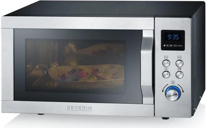 Produktbild Severin Mikrowelle mit Grill 7755 Edelstahl (25 l)