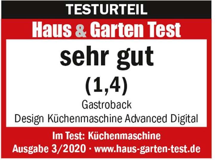 Productafbeelding Gastroback Keukenmachine Advanced Digital 40977 Zilver (600 W)