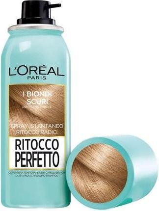 Immagine prodotto L'Oréal Paris L'Oreal Paris Retouch Perfect Spray Ritocco istantaneo delle radici Colore per capelli biondo scuro (Uomo dai capelli biondi)