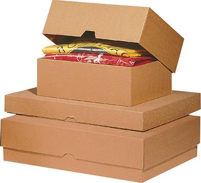 Produktbild Transpak Trans-pak Stülpdeckelkarton braun 302 x 213 x 80 mm A4 2-teilig (2 x)