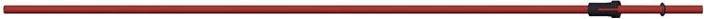 Actual product image Abicor Binzel Wire guides 1-1.2 mm 3 m red PTFE core (aluminium-stainless steel version)