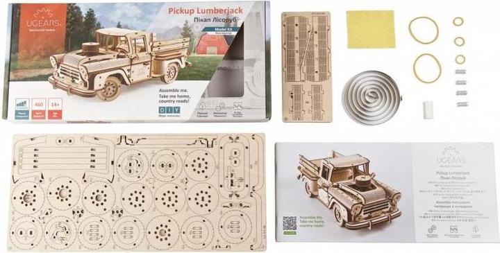 Actual product image Ugears Pick-up Lumberjack