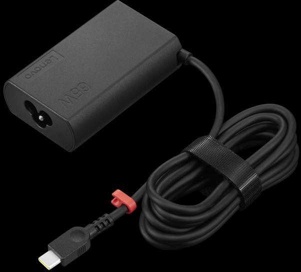 Actual product image Lenovo 65W Slim GaN AC Adapter USB-C CH (65 W)