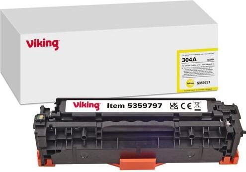 Produktbild Viking Tonerkartusche Kompatibel HP 304A CC532A Gelb (Y)